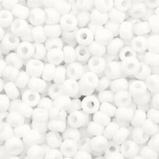 Miyuki rocailles Perlen 8/0 - Opaque white 8-402